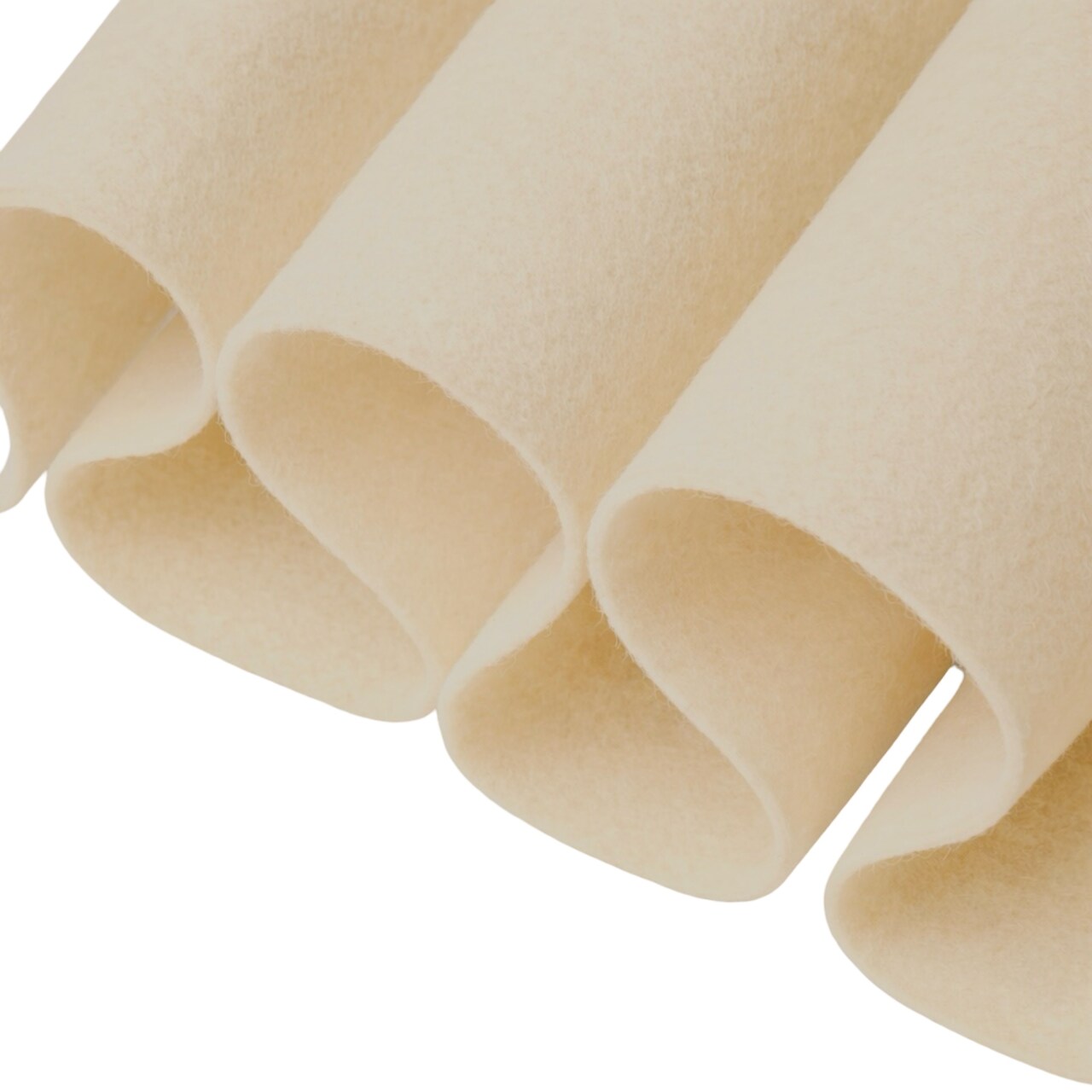 FabricLA Craft Felt Fabric - 72" Inch Wide & 1.6mm Thick Non-Stiff Felt Fabric by The Yard - Use This Soft Felt Roll for Crafts - Felt Material Pack - Sand Felt, 1 Yard